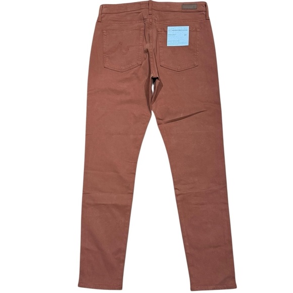 AG Adriano Goldschmied Sz 31 Pants AG Farrah Ankle Stretch Sateen Brick Dust - Picture 3 of 6